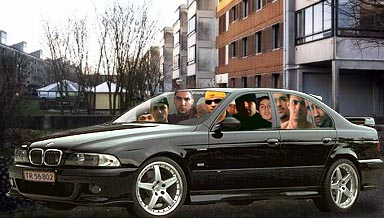 En BMWfuld indvandrere